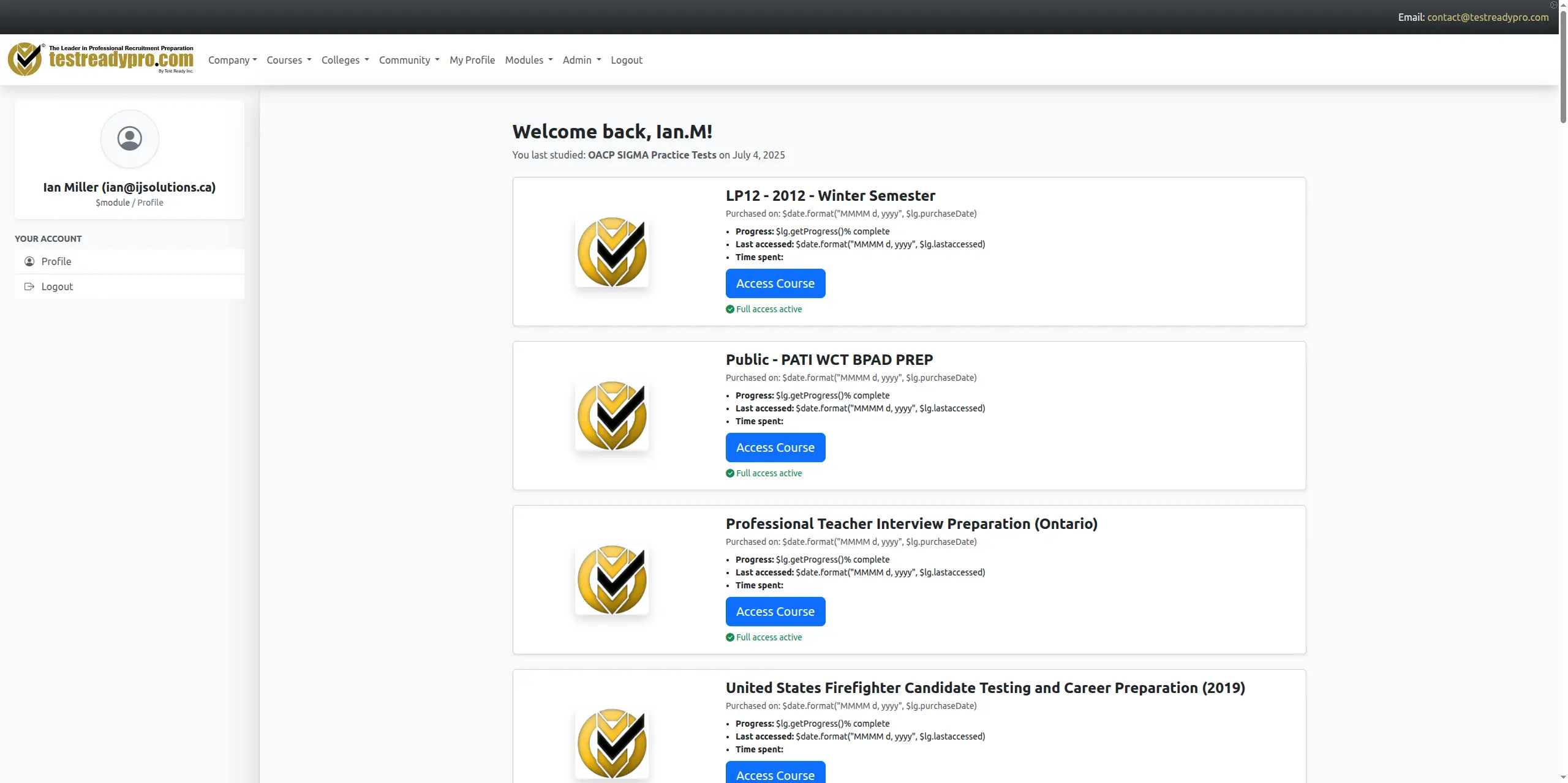 Progress Analytics